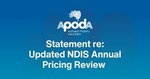 Updated NDIS 2024-25 Annual Pricing Review